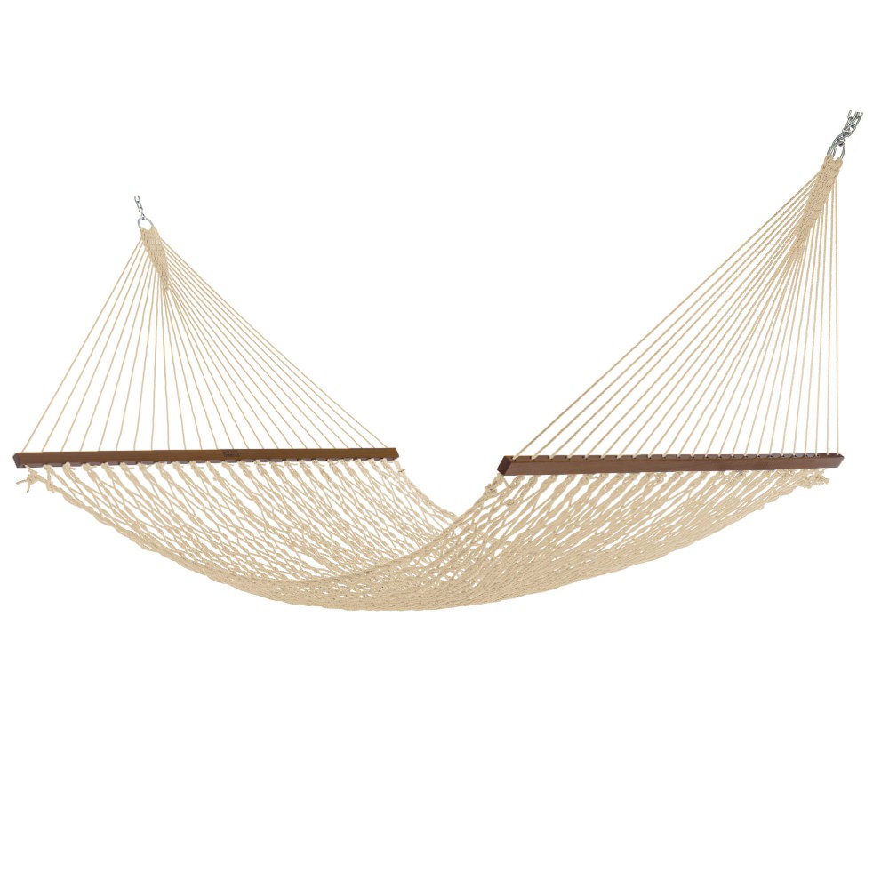 DURACORD® Rope Hammock with ROMAN ARC® Deluxe Cypress Stand with Optional Pillow