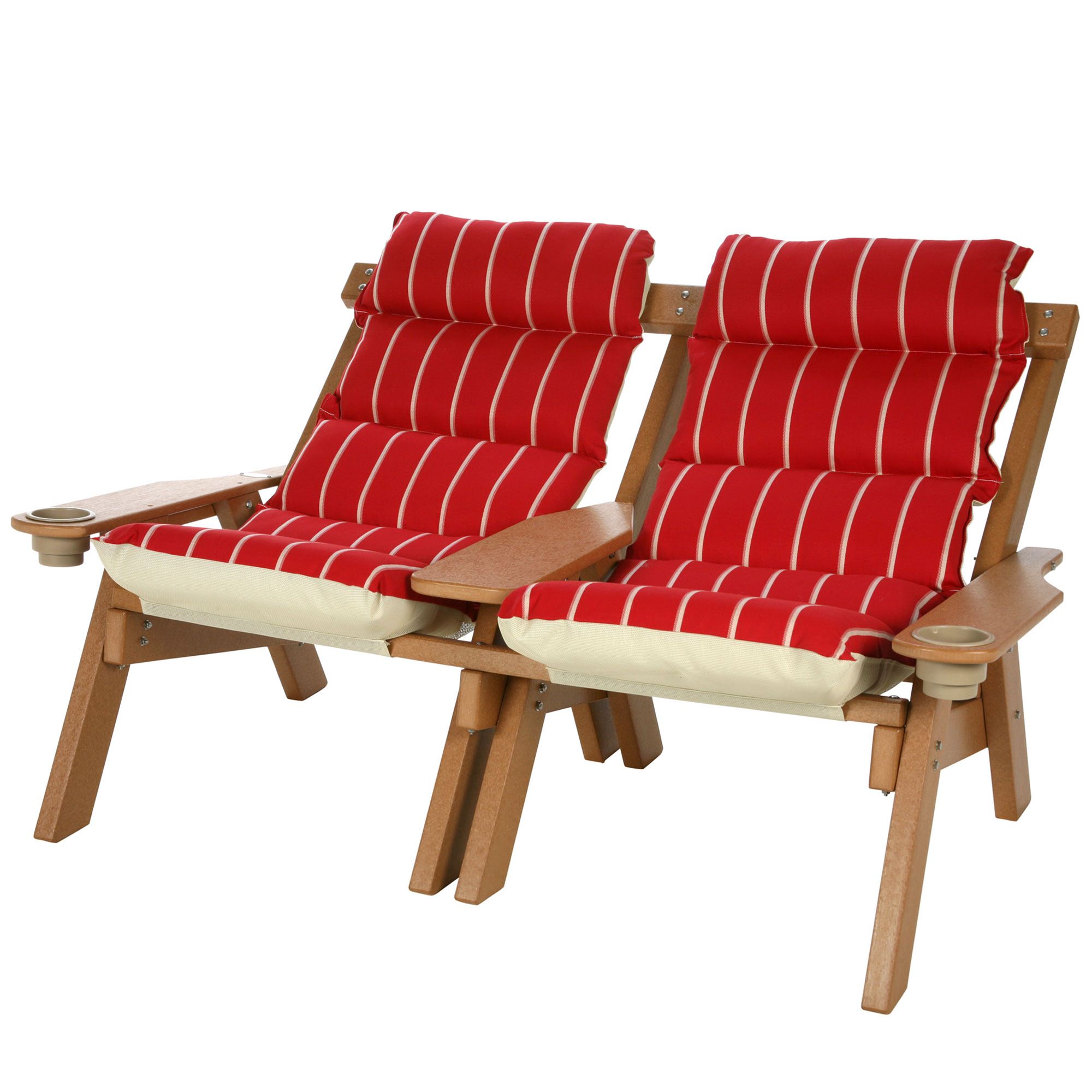Cedar Durawood Double Cushioned Chair