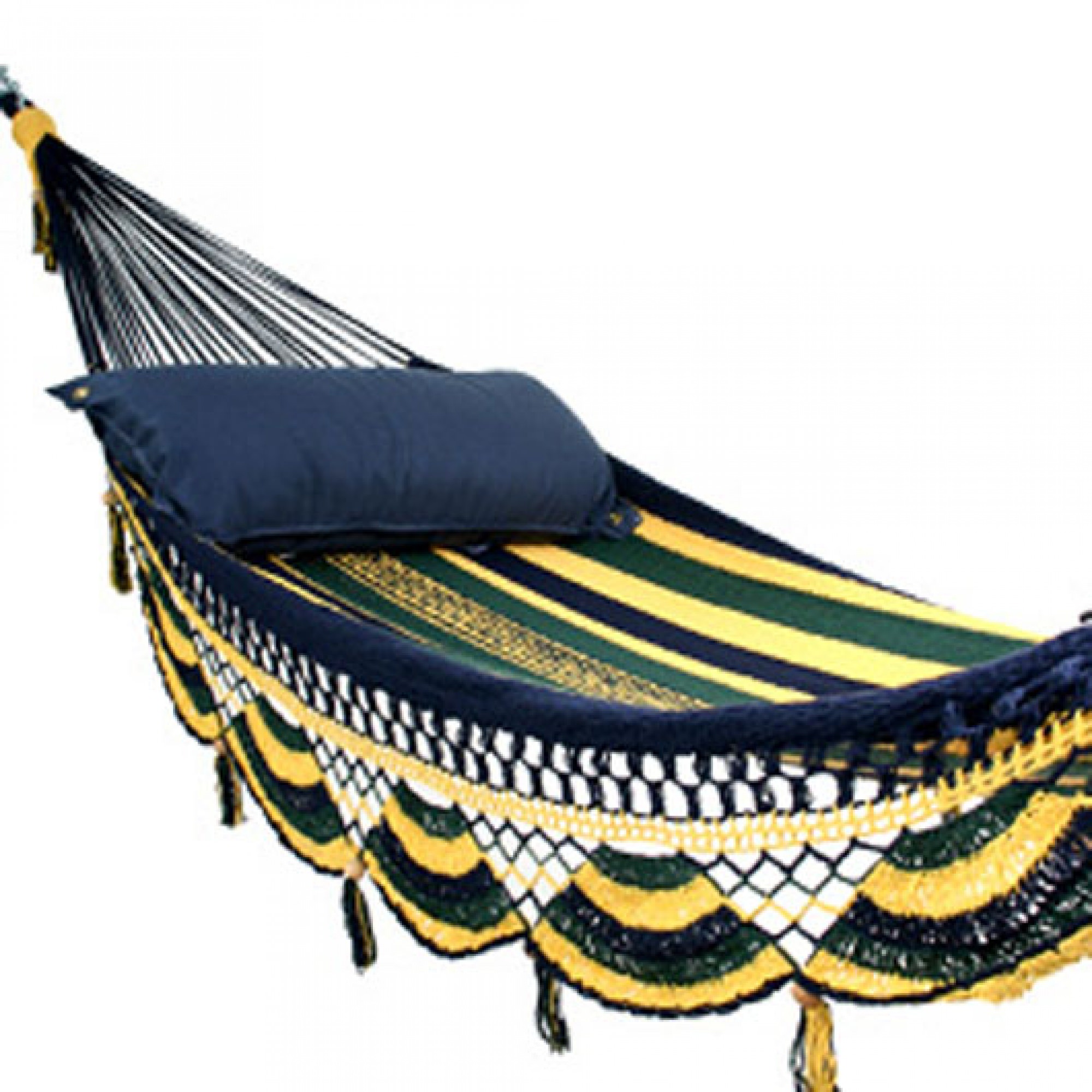 Deluxe Mayan Crochet Hammock Tropic Mayan Hammocks SKU MAYAN
