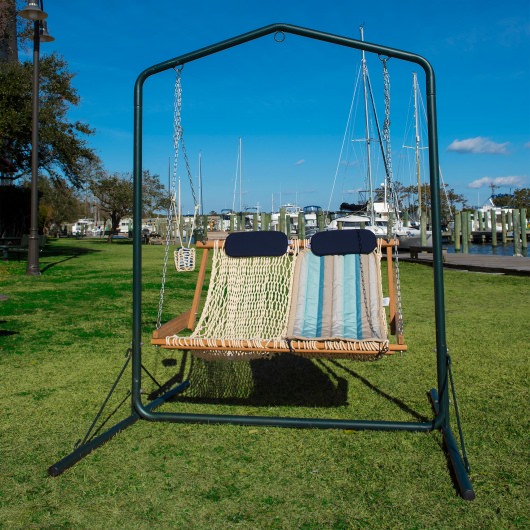 Hatteras hammocks swsc1t steel single swing stand taupe