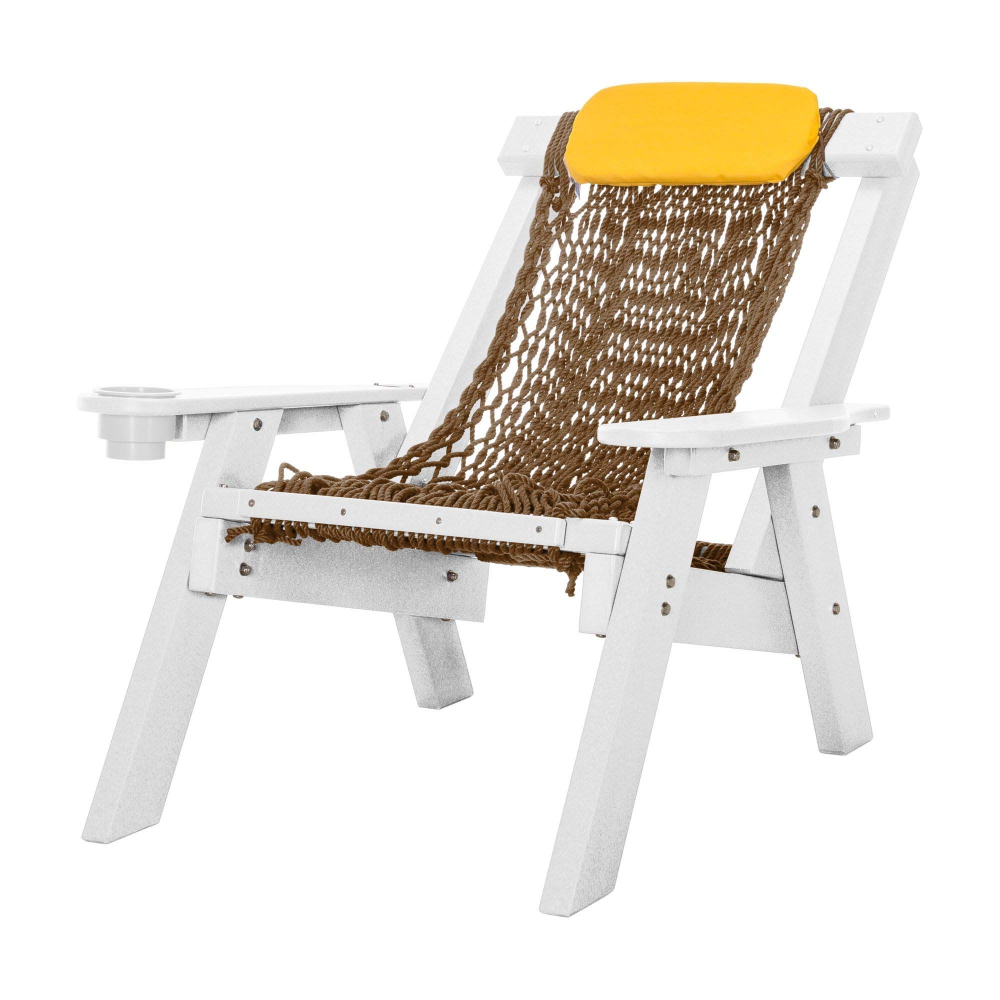 DURAWOOD® White DURACORD® Single Rope Chair