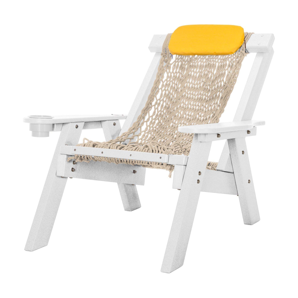 DURAWOOD® White DURACORD® Single Rope Chair