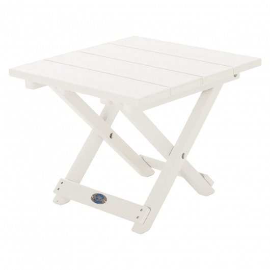 DURAWOOD® Folding Side Table - White