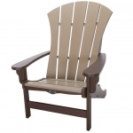 3 Piece Sunrise Adirondack Chair and Tete-A-Tete Set