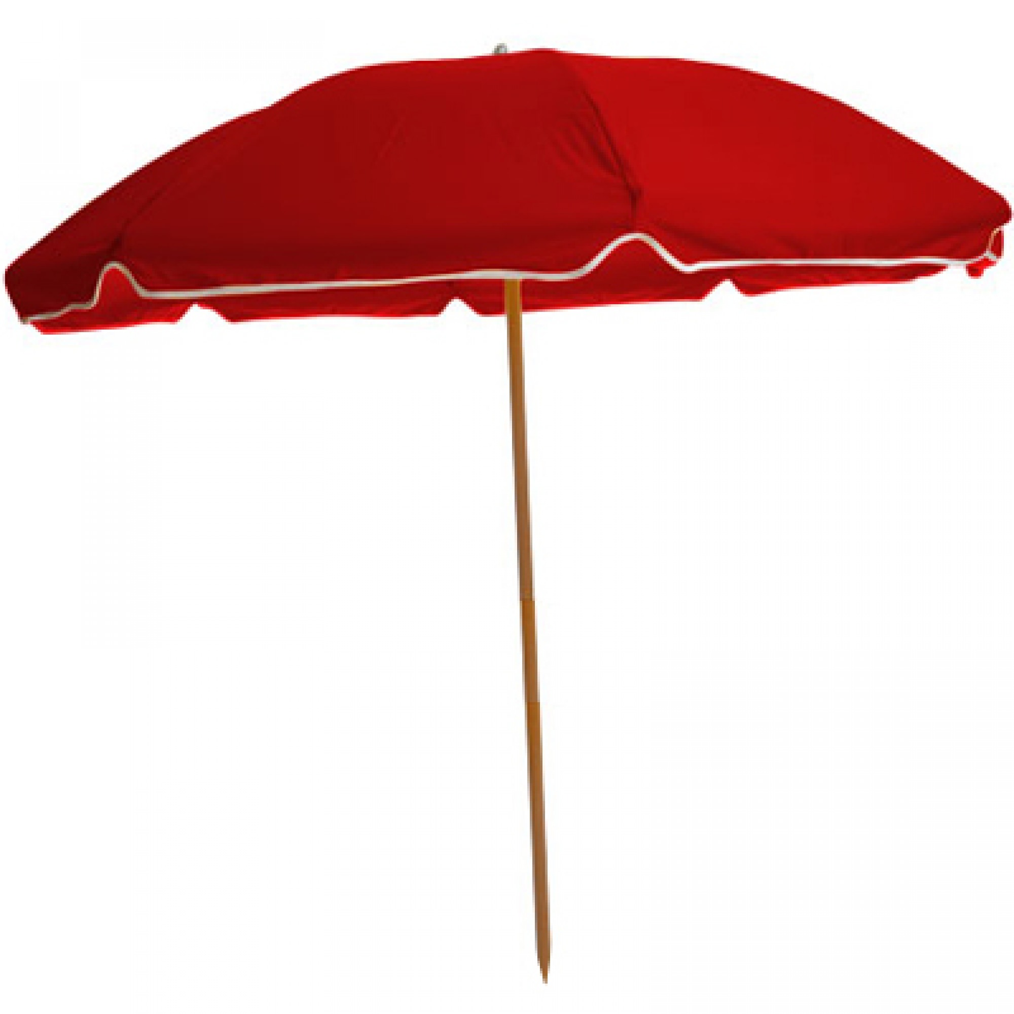 Beach Umbrella with Wood Pole Frankford Umbrellas SKU UMBK