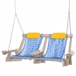 DURAWOOD® Weatherwood Deluxe Double DURACORD® Rope Swing