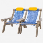 DURAWOOD® Weatherwood Double DURACORD® Rope Chair