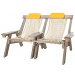 DURAWOOD® Weatherwood Double DURACORD® Rope Chair