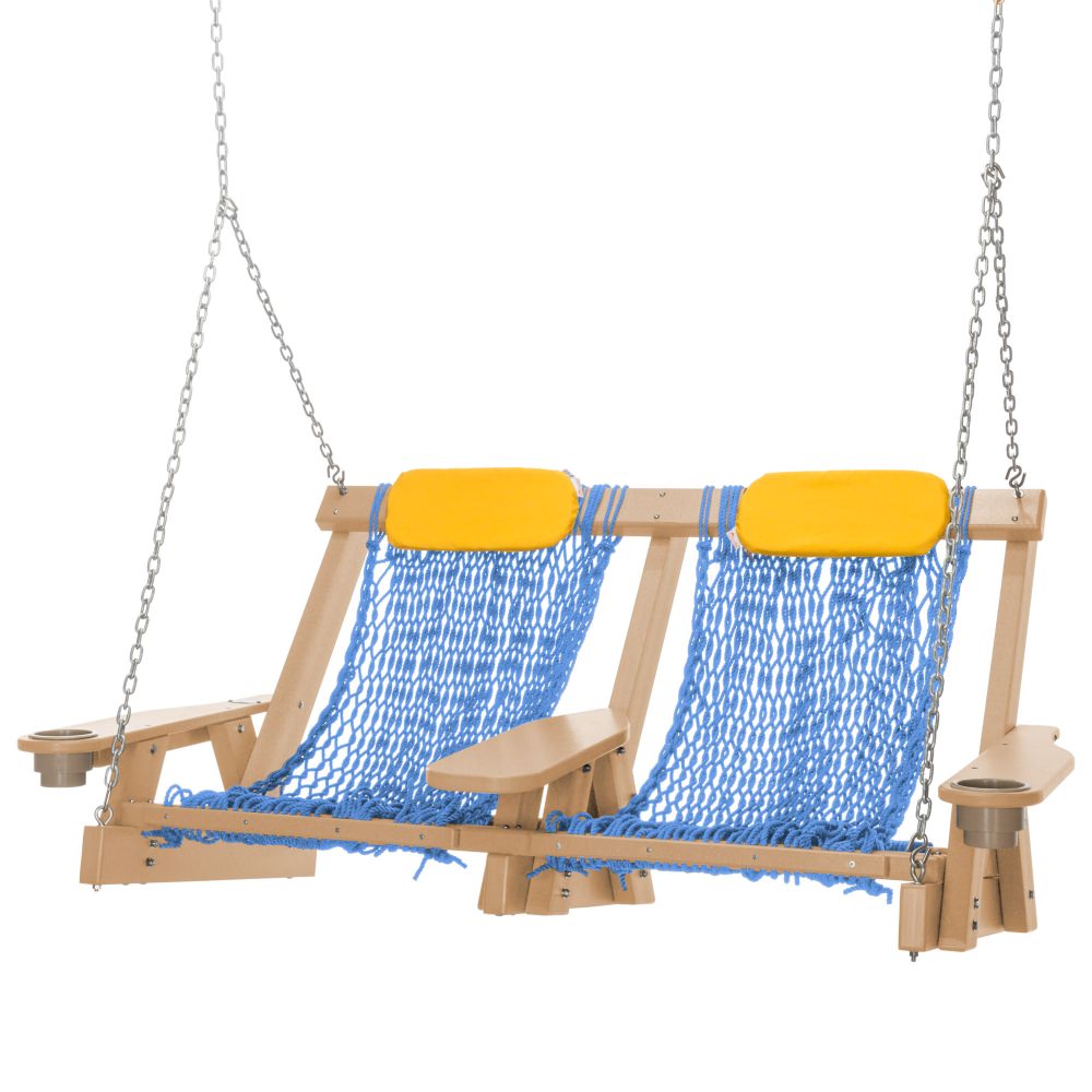 Cedar Durawood Deluxe Double Rope Swing