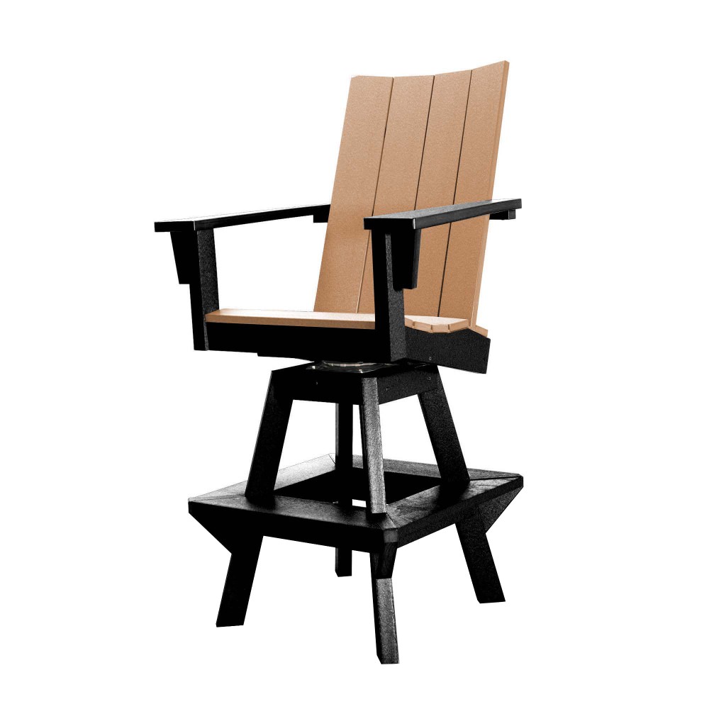 3 Piece Refined Bar Height Swivel Chair Set