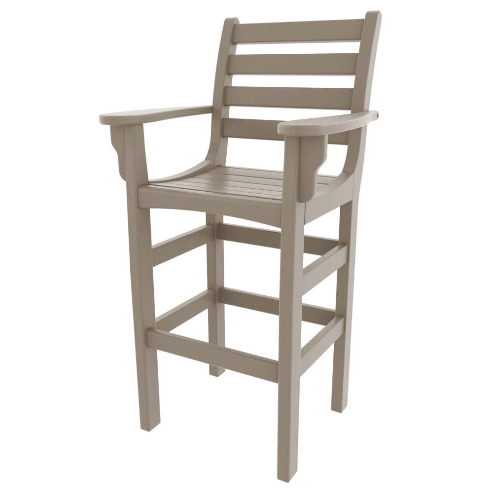 Horizontal Bar Height Chair with Arms