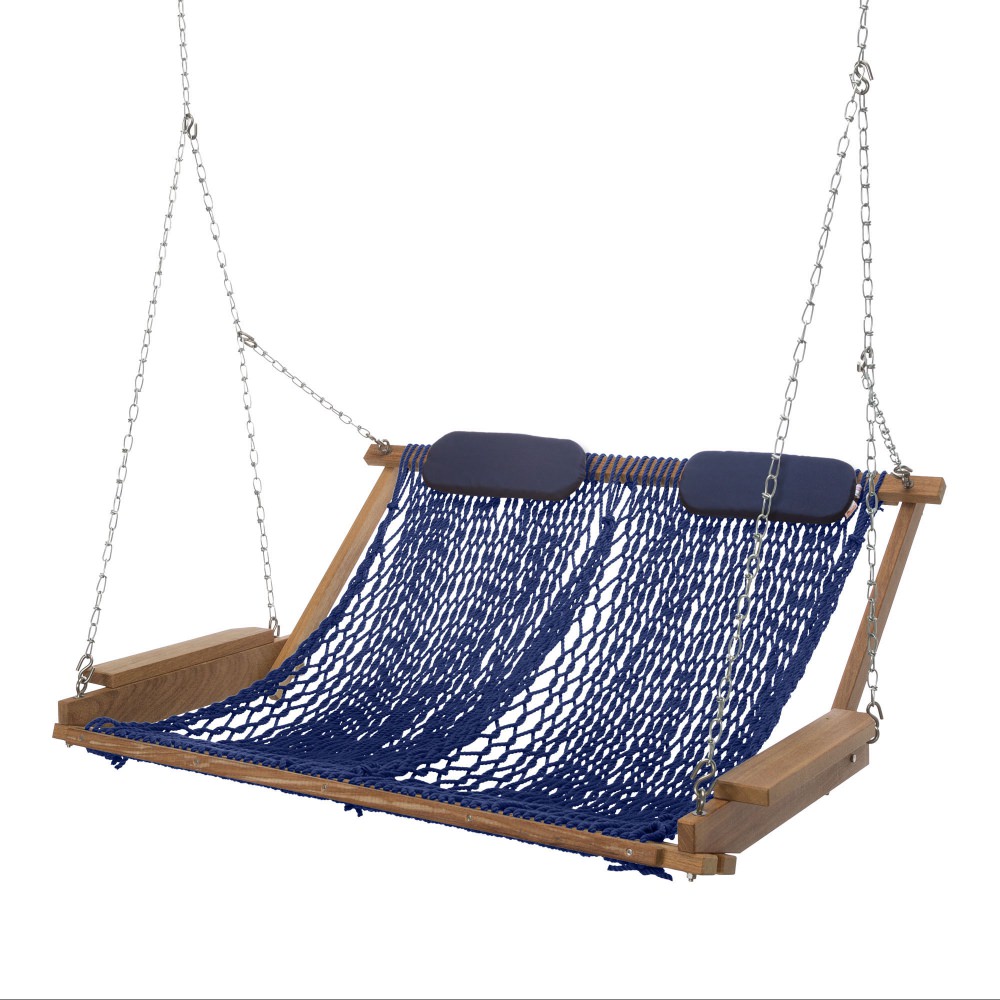 Deluxe Cumaru Rope Porch Swing