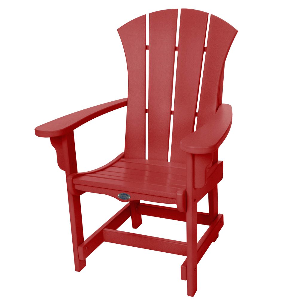 Sunrise Dining Chair with Arms - Red