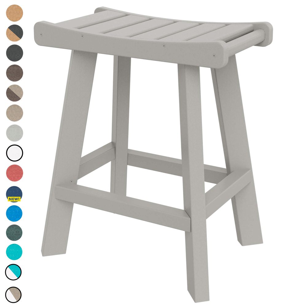Counter Height Saddle Stool