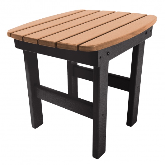 DURAWOOD® Side Table - Black and Cedar