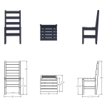 DURAWOOD® Poly Bistro Dining Chair Set