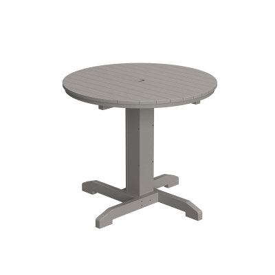 DURAWOOD® Poly Round Bistro Dining Table - 35.5 in.