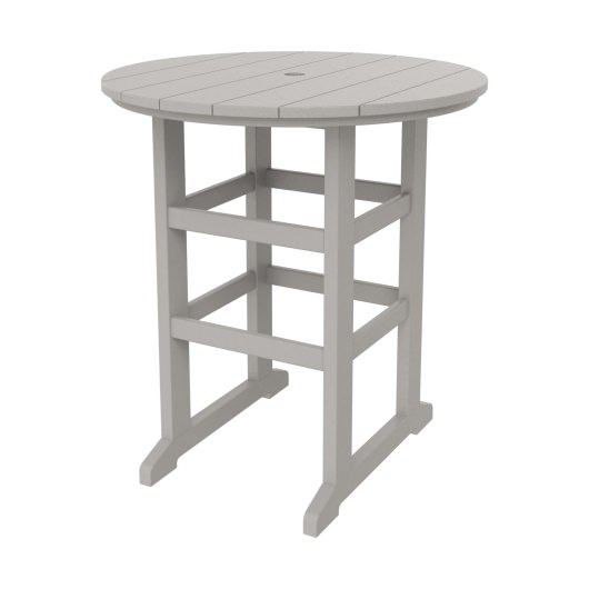 DURAWOOD® Poly Round Bar Height Table - 39.5 in.