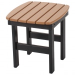 DURAWOOD® Side Table - Black and Cedar