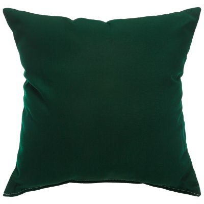 Canvas Forest Green Sunbrella Designer Porch Pillow