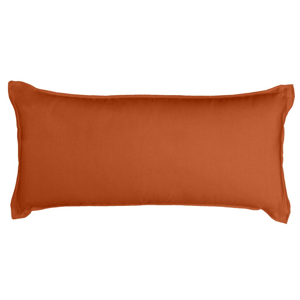 Sunbrella Outdoor Throw Pillow - Canvas Rust
