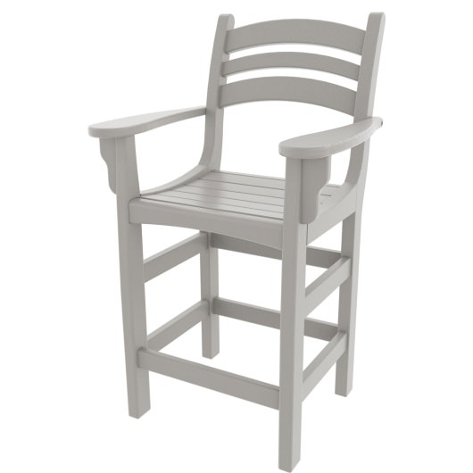 DURAWOOD® Poly Casual Counter Height Chair with Arms