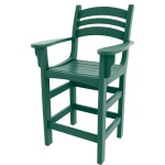 Casual Counter Height Chair with Arms