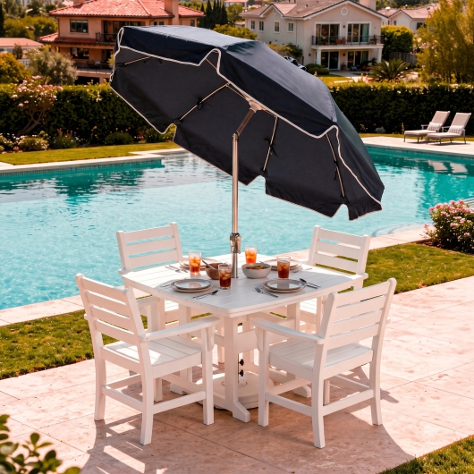 Catalina 7.5 ft. Crank Lift with Button Tilt Patio Umbrella