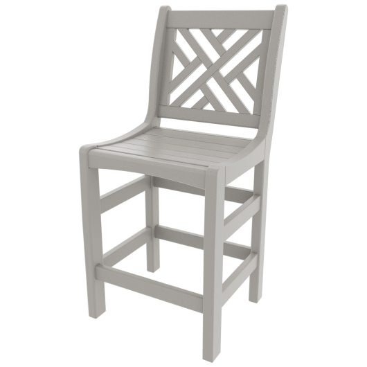 DURAWOOD® Poly Chippendale Counter Height Chair with Arms