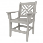 DURAWOOD® Poly Chippendale Dining Chair With Arms