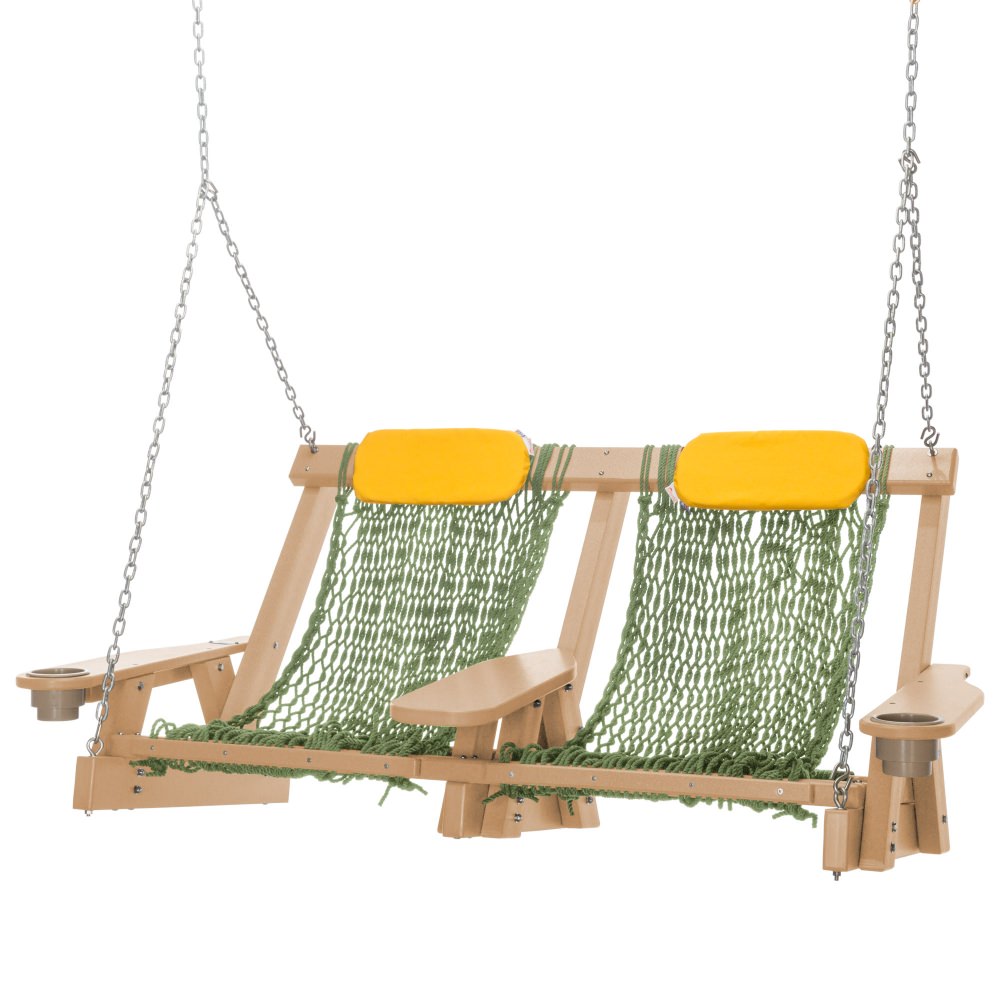 DURAWOOD® Poly Cedar Deluxe Double DURACORD® Rope Swing