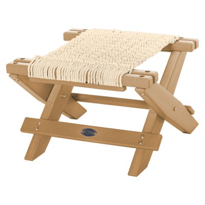 DURAWOOD® Cedar Folding DURACORD® Rope Footstool