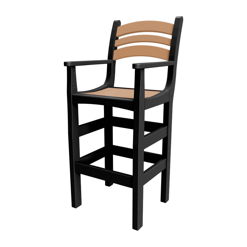 Chippendale Bar Height Chair with Arms