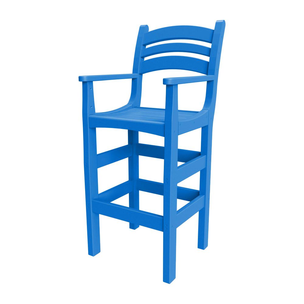 Chippendale Bar Height Chair with Arms