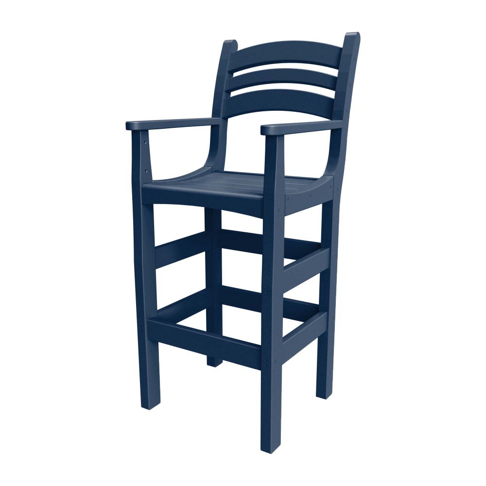 Chippendale Bar Height Chair with Arms