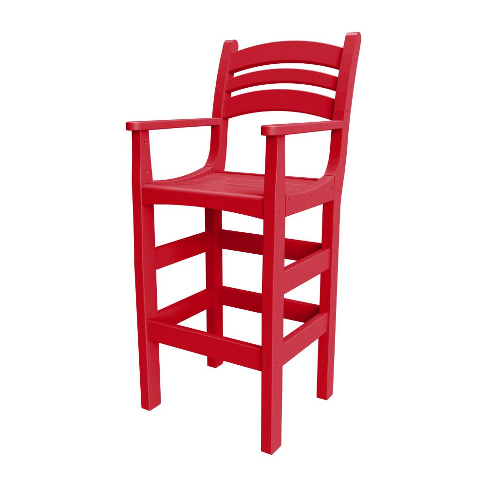 Chippendale Bar Height Chair with Arms