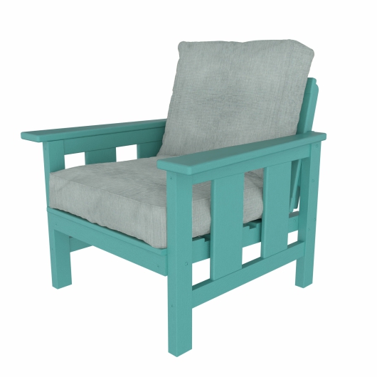 DURAWOOD® Poly Comfort Club Chair - Seaglass Palette