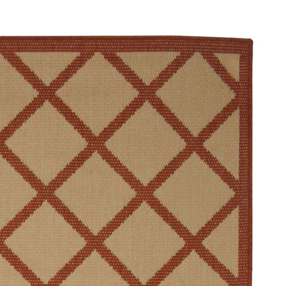 Hammock Coast Terra Cotta Outdoor Rug by Pawleys Island