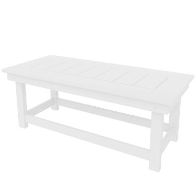 DURAWOOD® Poly Comfort Coffee Table - White