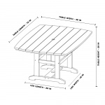 DURAWOOD® Poly 7 Piece Sunrise Dining Set