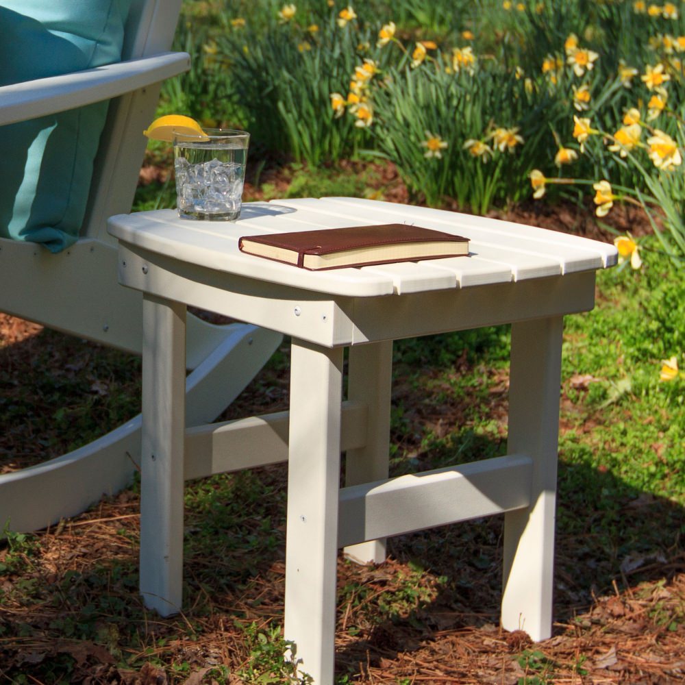White Durawood Side Table