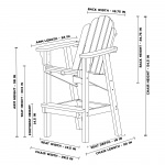 Essentials Bar Height Chair