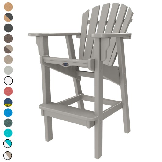 Fanback Bar Height Dining Chair
