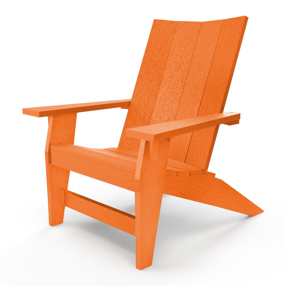 Contemporary Adirondack Chair Orange NHMAC1OR Nags Head Hammocks