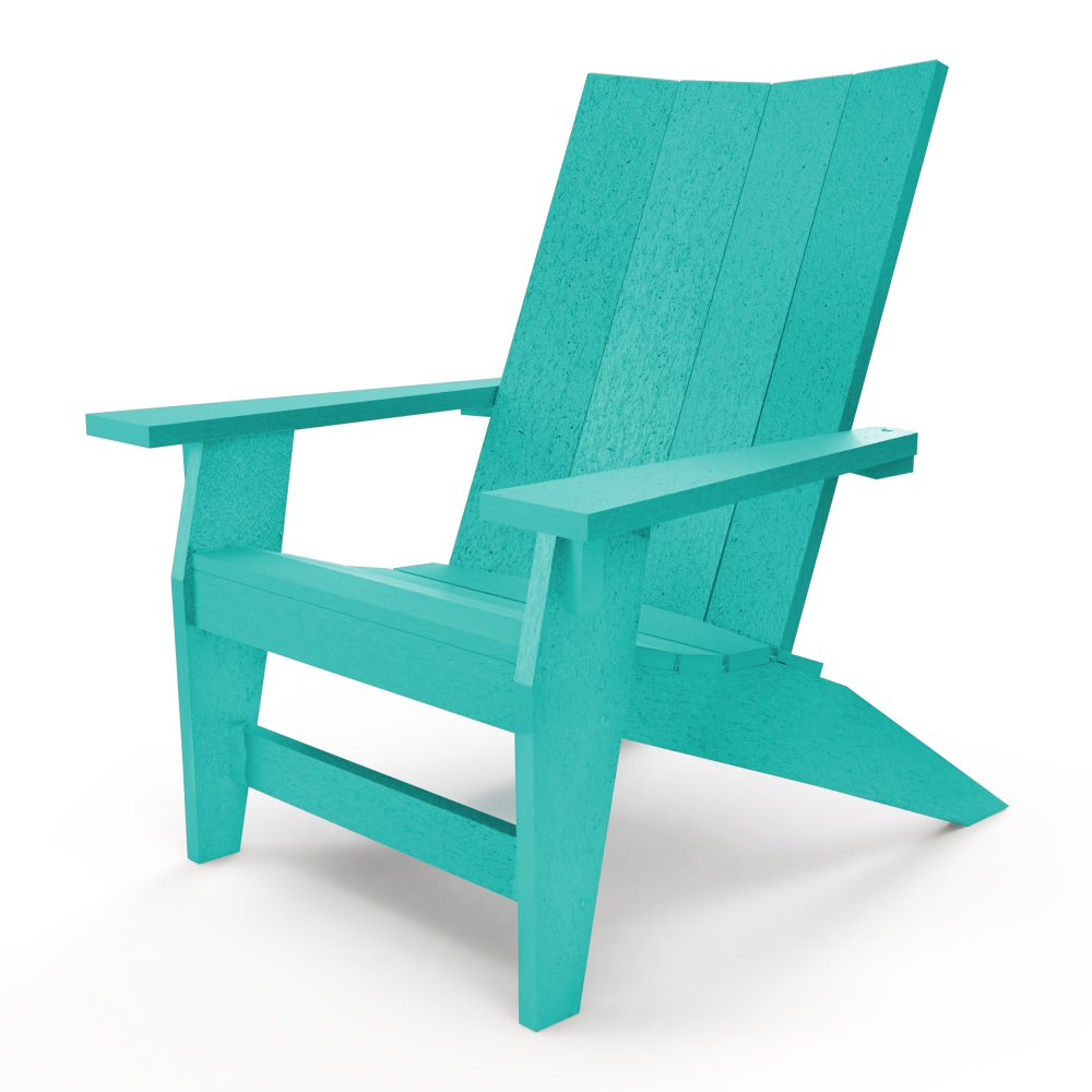 DURAWOOD® Modern Adirondack Chair - Turquoise