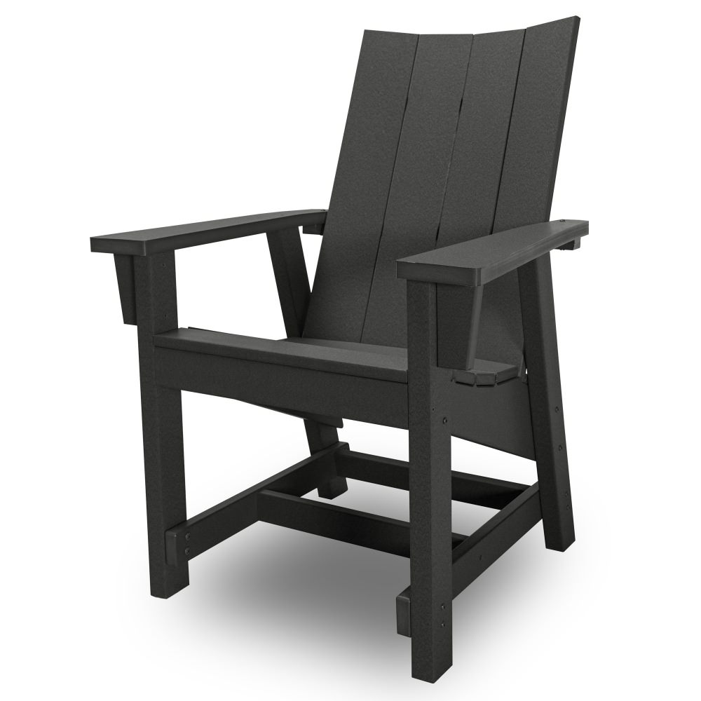 Contemporary Conversation Chair - Black