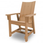 Contemporary Conversation Chair - Cedar