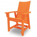 Contemporary Conversation Chair - Orange