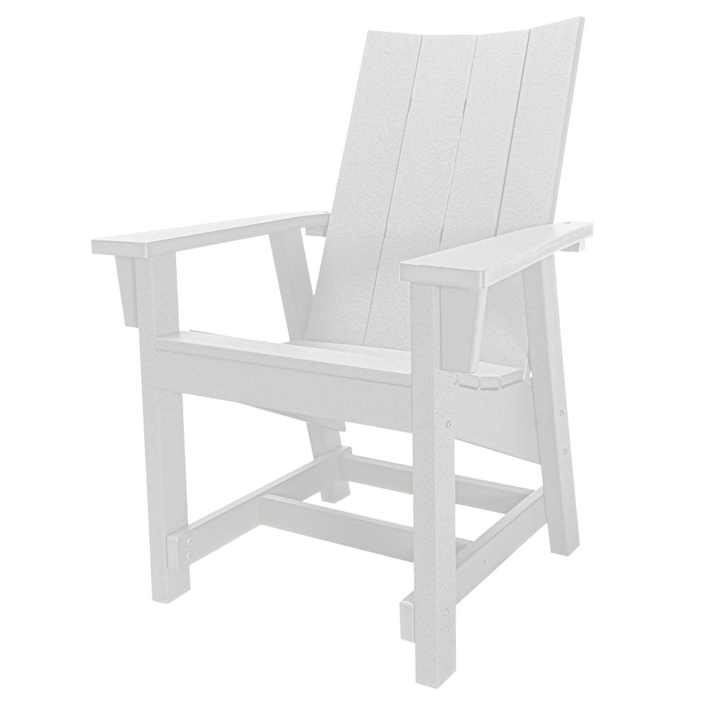 Contemporary Conversation Chair - White