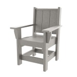 DURAWOOD® Poly Modern Dining Chair With Arms